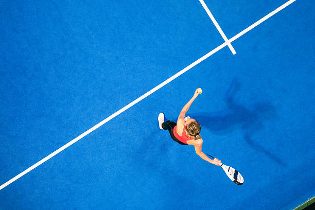 Installation terrain de tennis