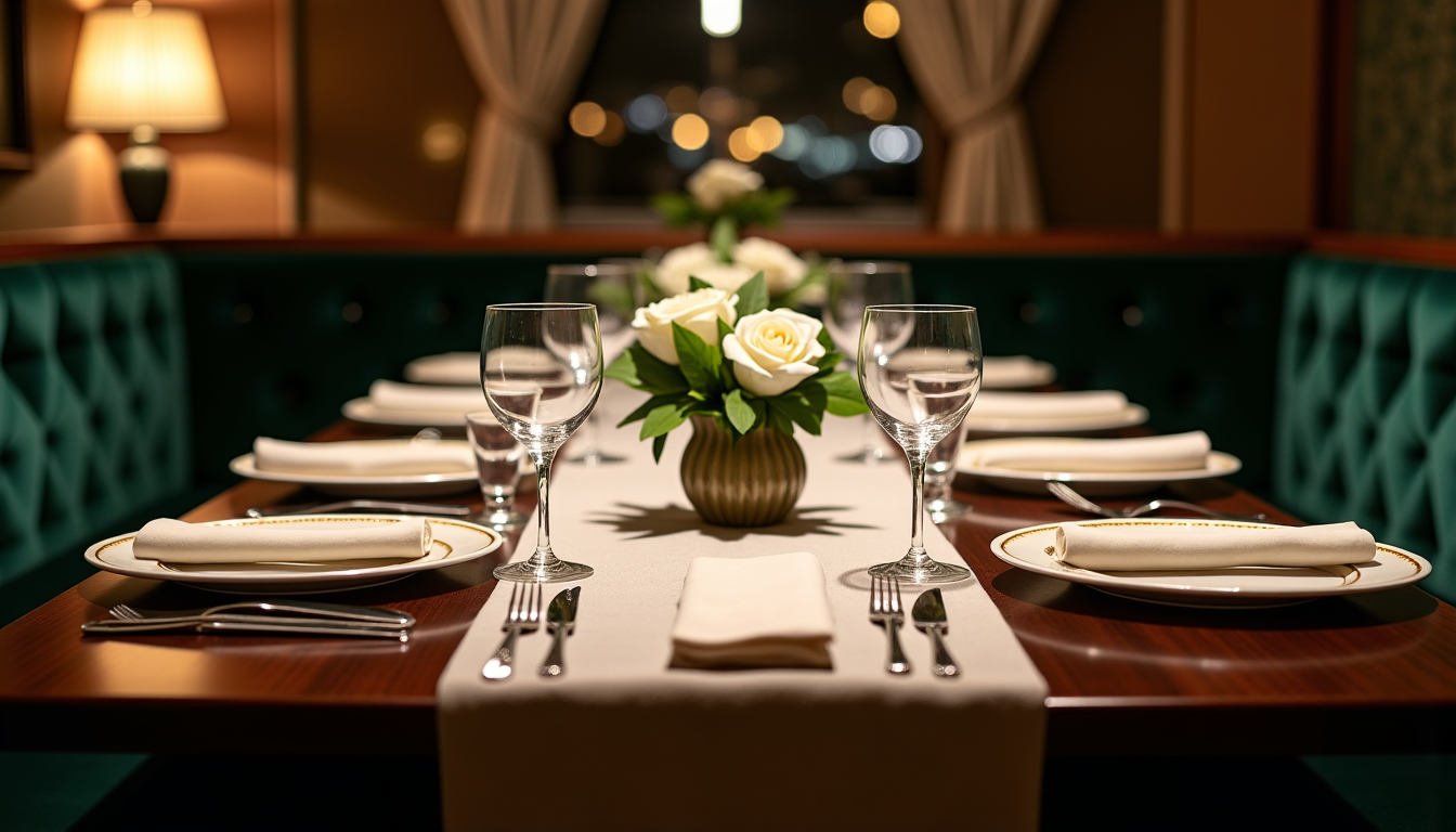 Votre table sur mesure dans un restaurant paris 8 privé